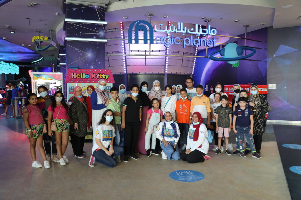 Ski Egypt and Magic Planet fun activities for Baheya’s warriors and kids