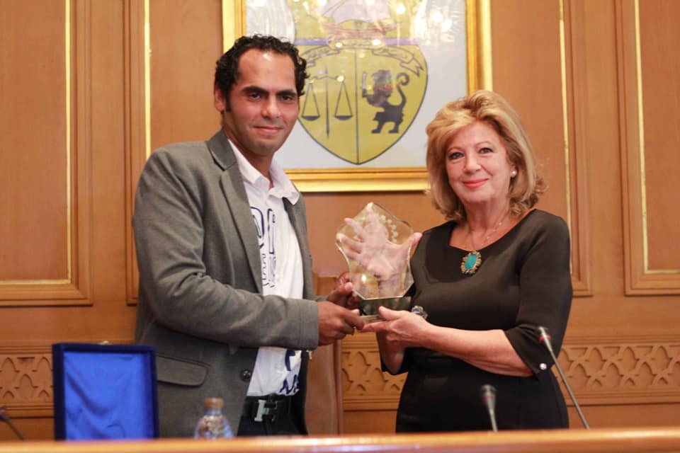 “With Hope, We Live.” at the Municipal Palace in Tunis on 30 October 2021